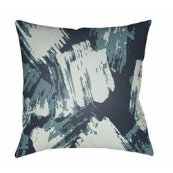 Gabe 20" Square Modern Pillow plush Blue/Denim/Pale Blue Outdoor Throw Pillow - Boutique Rugs