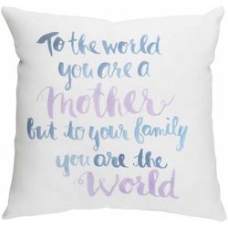 Romy 20" Square Modern Pillow plush Lavender/Silver Blue/Arctic Sky/Dark Gray/Medium Gray/Off White/Light Silver/Ivory/Slate/Slate Blue Outdoor Throw Pillow - Boutique Rugs