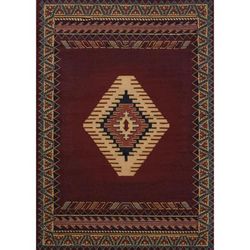 Manhattan Tuscan Area Rug by United Weavers of America in Burgundy (Size 7'10"X10'6")