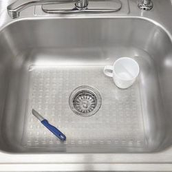 Sink Mat, small by Better Houseware in Clear (Size MEDIUM)