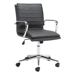 Partner Office Chair Black - Zuo Modern 109005