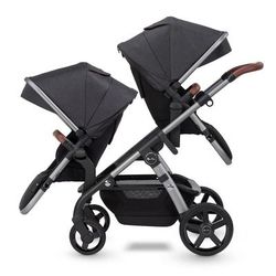 Silver Cross Wave 2022 Double Stroller - Charcoal