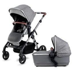 Silver Cross Wave Single-to-Double Stroller - Zinc