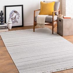 Villasis 2' x 3' Modern Pillow plush Gray/Light Beige/Light Slate/Off White/Peach/Beige Area Rug - Boutique Rugs