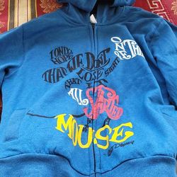 Disney Sweaters | Disney Store Small Hoody | Color: Blue | Size: S