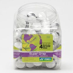 Yonex Super Grap Bucket (60 Count) Tennis Overgrips White
