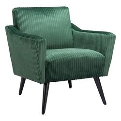 Bastille Accent Chair Green - Zuo Modern 109220