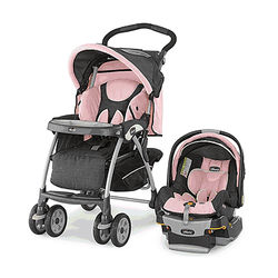 Chicco KeyFit 30 Cortina Travel System Bella Pink