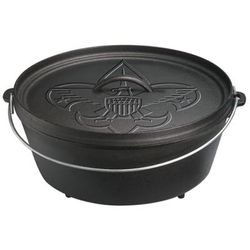 Lodge Cast Iron 6 Quart Boy Scout Dutch Oven SKU - 268964