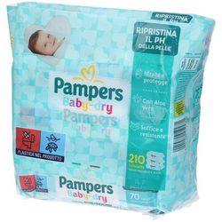 Pampers Baby Fresh Pacco Multiplo 210 pz Salviette