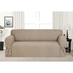 Kathy Ireland Evening Sofa Cover by Kathy Ireland in Fawn (Size SOFA)