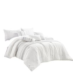 KRITI 7PC COMFORTER SET (QUEEN) - Elight Home J22188V Q