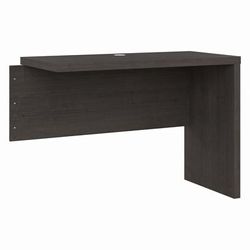 Office by kathy ireland Echo 42W Desk Return/Bridge in Charcoal Maple - Bush Furniture KI60312-03