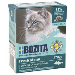 6x370g Haddock Chunks in Jelly Bozita Wet Cat Food