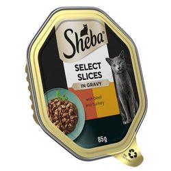 22x85g Beef in Gravy Select Slices in Gravy Sheba Wet Cat Food
