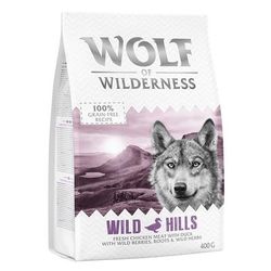 400g Duck Wild Hills Classic Adult Wolf of Wilderness Dry Dog Food