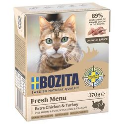 6x370g Chicken & Turkey Chunks in Sauce Bozita Wet Cat Food