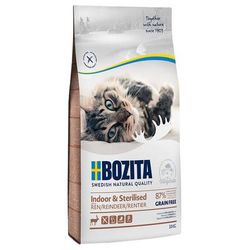 2x10kg Reindeer Indoor & Sterilised Grain Free Bozita Dry Cat Food