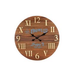 Denton Wood Wall Clock, Brown