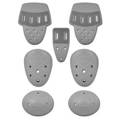 Riddell Biolite 7 Piece Football Pad Set - Slotted Gray