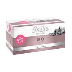 24x100g Poultry & Veal Fine Menu Smilla Wet Cat Food