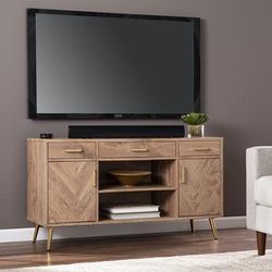 Marzing Tv Media Stand W Storage by SEI Furniture in Brown
