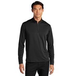 Port Authority K865 C-FREE Snag-Proof 1/4-Zip in Deep Black size XS | Recycled Polyester