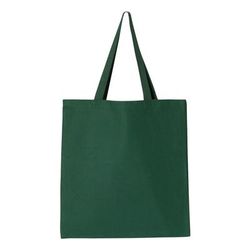 Q-Tees Q800 Promotional Tote Bag in Forest Green | Canvas Q0800