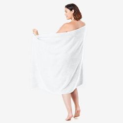 XXL Bath Sheet by BrylaneHome in White Towel