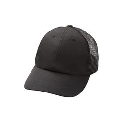 Men's Mesh Baseball Hat by KingSize in Black (Size XL)