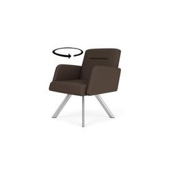 Willow 400 lb. Cap. Swivel Guest Chair in Standard Fabric/Vinyl