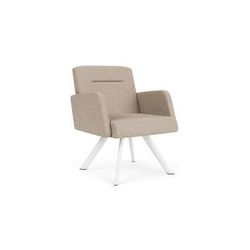 Willow 400 lb. Cap. Guest Chair in Upgrade Fabric/Healthcare Vinyl