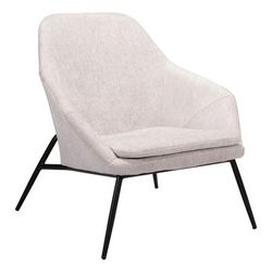 Manuel Accent Chair Beige - Zuo Modern 109237