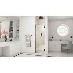 Dreamline DreamLine Unidoor 23 inch W x 72 inch H Frameless Hinged Shower Door in Matte Black SHDR-20237210F-09