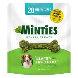 Medium/Large Dental Bone Dog Treats, 16 oz.