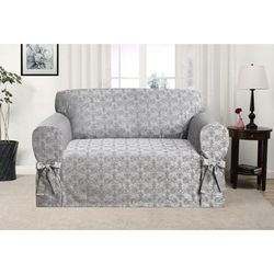 Kathy Ireland Desert Love Seat Cover by Kathy Ireland in Grey (Size LOVESEAT)