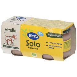 Hero Solo Omogeneizzato Vitello Biologico 2x80 g Pappa