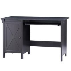 Hawksbury 47" Writing Desk Writing Desk by Brylane Home in Espresso