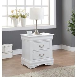 Nightstand Bedroom by Acme in White