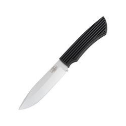 Fallkniven Taiga Forester 2 Thermorun Knife 4.75" laminate cobalt steel blade Black thermorun handle TF2Z