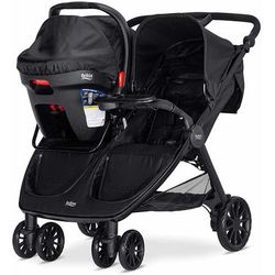 Britax B-Lively Double Infant Car Seat Adapter And Child Tray