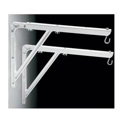 Da-Lite 40933 23 Wall Mount Brackets (Extends 10 - 24", Pair, White) 40933