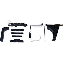Centennial Defense Systems Lower Parts Kit for Gen 1-3 Glock 19 Serrated 2.5lb Mag Catch Spring 5lb Trigger Spring Black 50121