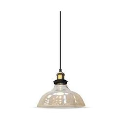 Lampadario led in Vetro e Metallo con Portalampada E27 (Max 60W) Colore Trasparente d: 245mm - V-tac