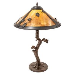 "23" High Mission Vine Leaf Apple Tree Table Lamp - Meyda Lighting 26296"