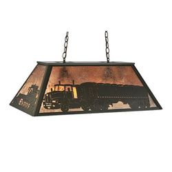 "33"L Personalized Evan's Oblong Pendant - Meyda Lighting 128638"