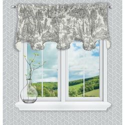 Victoria Park Lined Scallop Valance by Victoria Park in Grey