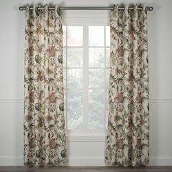 Wide Width Brissac Lined Grommet Panel by Brissac in Red (Size 50" W 63" L)