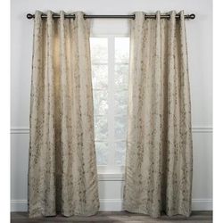 Wide Width Meadow Lined Grommet Panel by Meadow in Linen (Size 50" W 84" L)