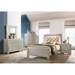 Icon King Panel Bed in White - Picket House Furnishings B.1090.KB